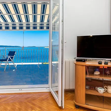 By The Sea With Terrace & Ocean Views On Iovo - Two Bedroom Holiday home Trogir