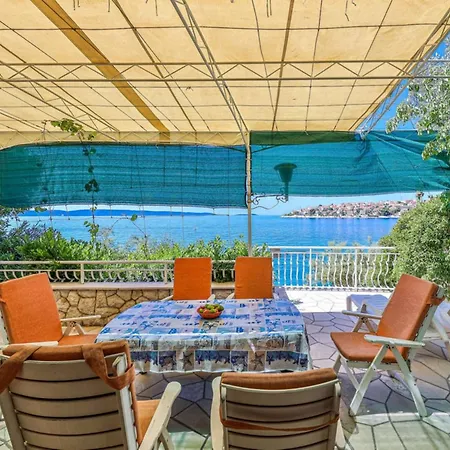 By The Sea With Terrace & Ocean Views On Iovo - Two Bedroom * Trogir